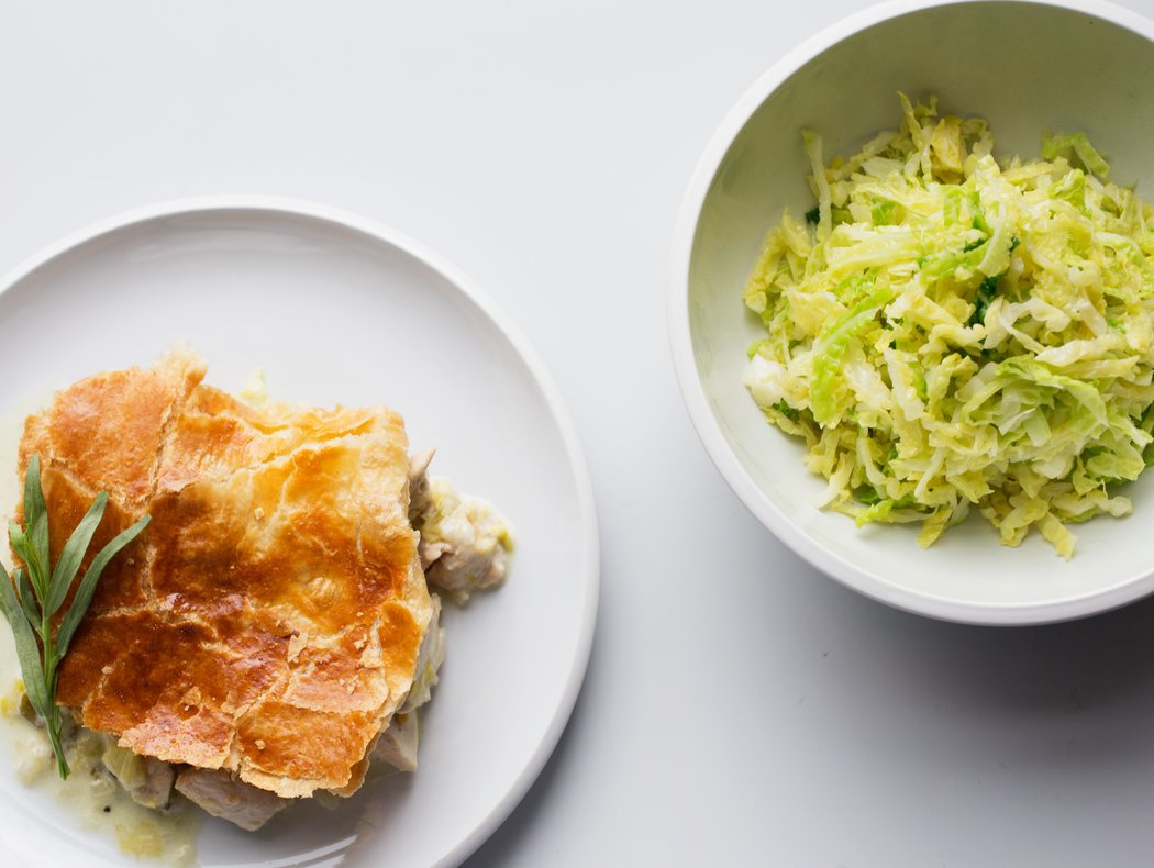 Chicken, leek and tarragon pie Kidney Care UK