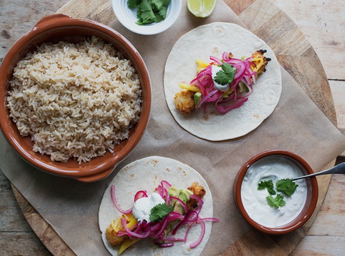 Fish goujon tacos | Kidney Care UK