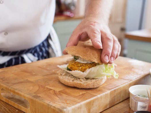 Veggie bean burgers