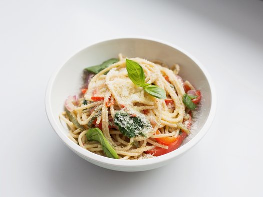 Garlic and chilli wholewheat pasta