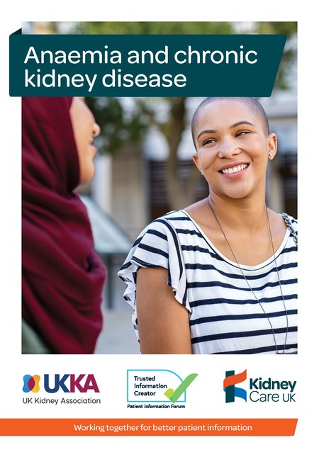 Anaemia and chronic kidney disease - Kidney Care UK