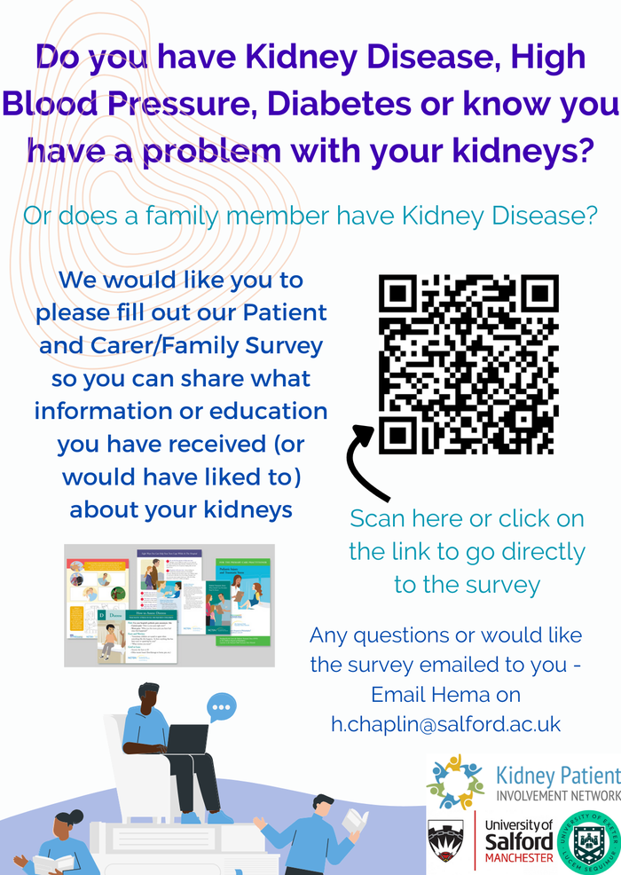 Identifying inclusive education and information for all people managing early-stage chronic kidney disease poster