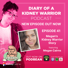 Megan's kidney warrior story