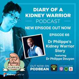 Dr Philippe’s kidney warrior story