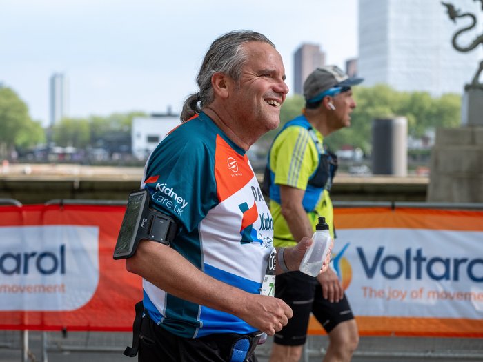 David Middle running London Marathon 2025