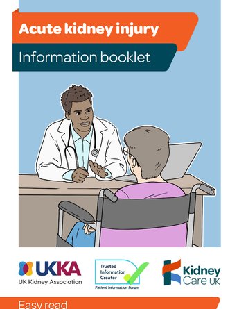 Easy read - Acute Kidney Injury (AKI) Patient Information leaflet front cover