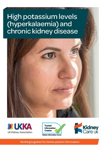 High potassium levels (hyperkalaemia) and kidney disease - Kidney Care UK