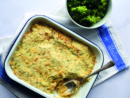 Baked macaroni cheese
