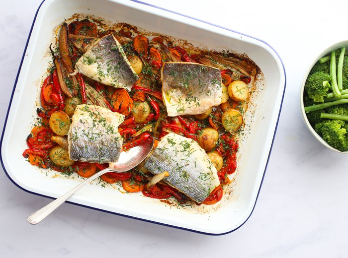 Nathan Outlaw's baked sea bass Kidney Care UK