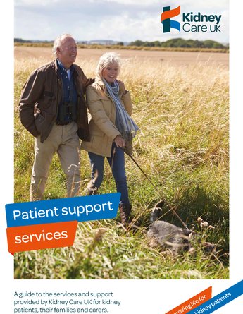 Kidney Care UK Patient support services cover
