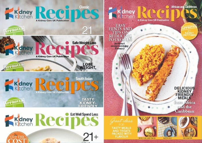 Kidney Kitchen magazine covers