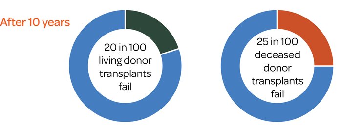 Kidney transplant failure after 10 years