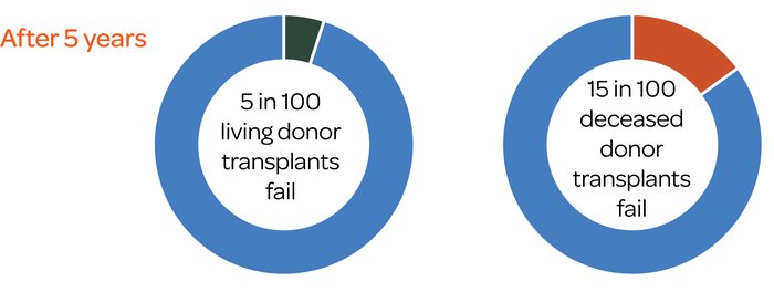 Kidney transplant failure after five years