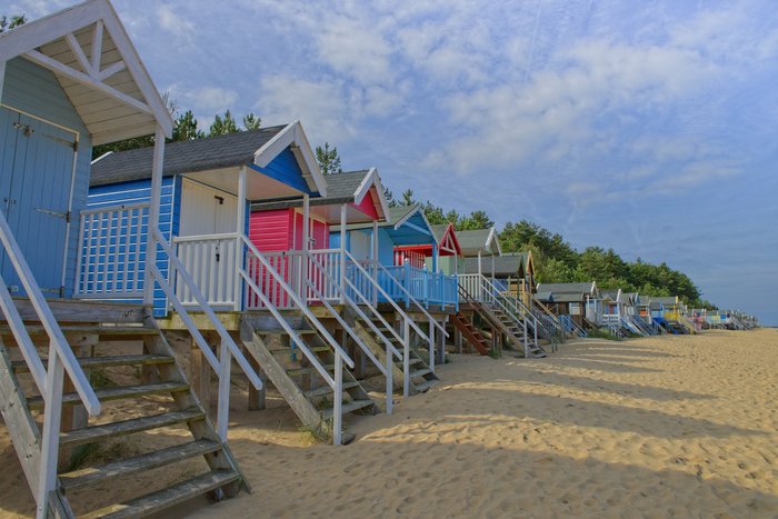 Mermaid centre beach huts