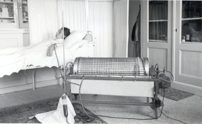 80 years of dialysis - one of Dr Kolff's early dialysis machines