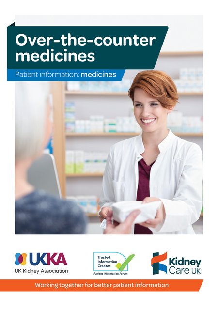Over-the-counter medicines - Kidney Care UK