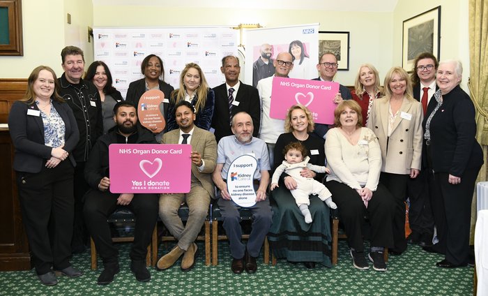 Parliament event patients group photo 2024