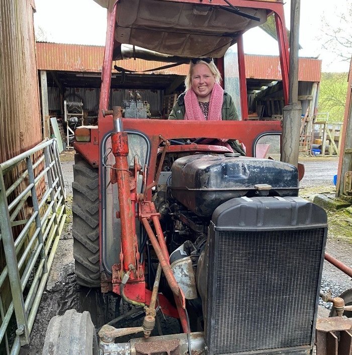 Sarah Phillips - tractor