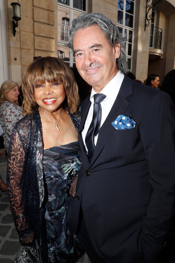 Tina Turner with her husband, Erwin Bach