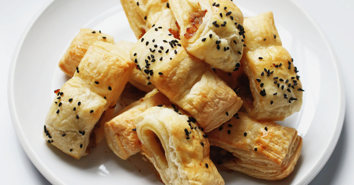 Individual sausage rolls Kidney Care UK