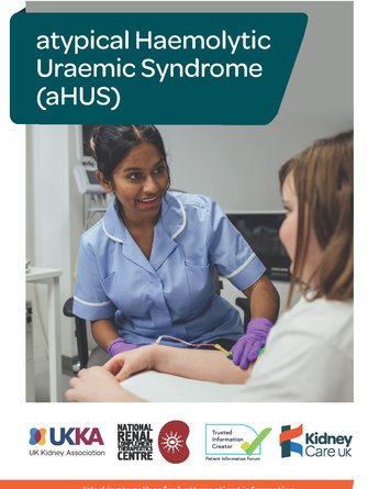 aHUS Patient Information leaflet front cover